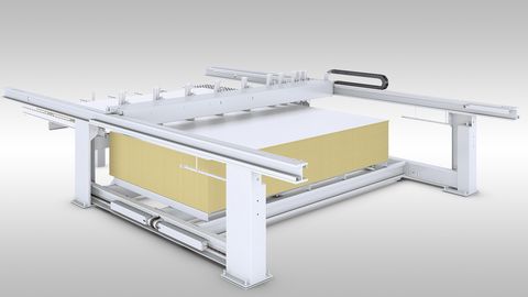 Die Liftlösung für hohen Materialdurchsatz Massiver Hubtisch für eine durchsatzstarke Serienproduktion