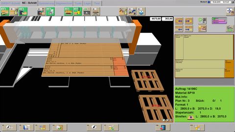 Grafic 3D user interface Grafic 3D user interface for intuitive handling and machine process functions